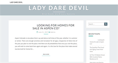 Desktop Screenshot of ladydaredevil.com
